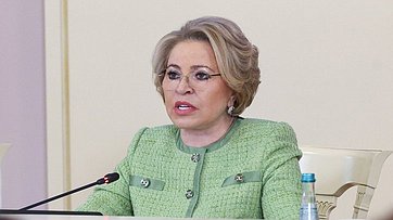 Выступление Валентины Матвиенко на заседании Совета законодателей Российской Федерации
