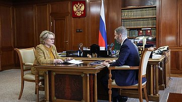 Встреча Председателя Совета Федерации с губернатором Чукотского автономного округа
