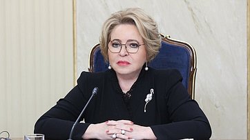 Встреча Председателя Совета Федерации Валентины Матвиенко с Председателем Консультативного совета Национального собрания Королевства Бахрейн Али Бен Салехом Ас-Салехом