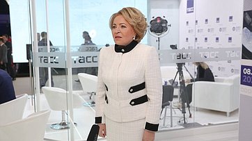 Интервью Председателя Совета Федерации Валентины Матвиенко ТАСС