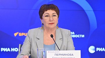В международном мультимедийном пресс-центре Медиагруппы «Россия сегодня» состоялась пресс-конференция председателя Комитета Совета Федерации по социальной политике Елены Перминовой по итогам работы в весеннюю сессию