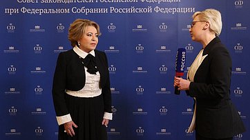 Интервью Валентины Матвиенко телеканалу «Россия 24»
