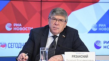 Валерий Рязанский принял участие в пресс-конференции, посвященной итогам работы Комитета в 2019 году