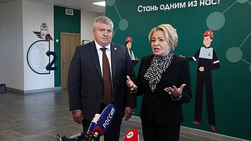 Пресс-подход Председателя Совета Федерации Валентины Матвиенко