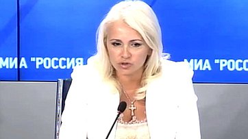 О. Ковитиди приняла участие в пресс-конференции на тему: «Война на Украине: как защитить людей?» в международном мультимедийном пресс-центре МИА «Россия сегодня»