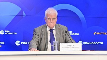 В пресс-центре МИА «Россия сегодня» состоялась пресс-конференция Владимира Чижова, посвященная актуальным вызовам и угрозам безопасности Российской Федерации в связи с растущей милитаризацией Европы и Балтийского региона