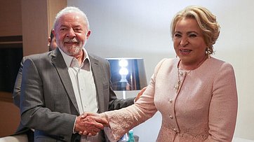 Валентина Матвиенко в рамках рабочего визита в Бразилиа встретилась с избранным Президентом Бразилии Луисом Инасиу Лулой да Силвой