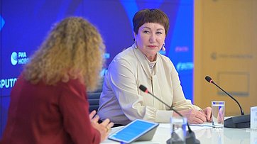 Пресс-конференция председателя Комитета Совета Федерации по социальной политике по итогам работы Комитета в осеннюю сессию