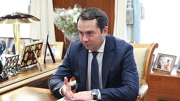 Валентина Матвиенко провела встречу с губернатором Мурманской области Андреем Чибисом