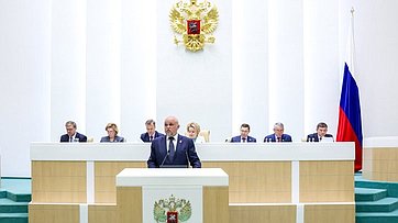 Выступление Министра энергетики РФ Сергея Цивилева в рамках «правительственного часа» с докладом на тему «Роль топливно-энергетического комплекса в достижении национальных целей развития Российской Федерации»