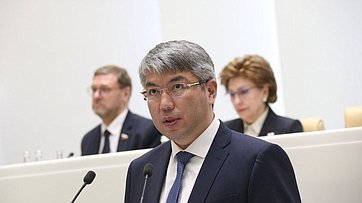 Выступление руководителей Республики Бурятия в Совете Федерации