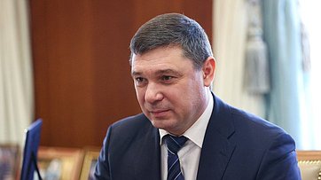 Встреча Председателя Совета Федерации Валентины Матвиенко с главой Тамбовской области Евгением Первышовым