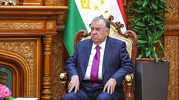 Встреча Председателя Совета Федерации Валентины Матвиенко с Президентом Республики Таджикистан Эмомали Рахмоном