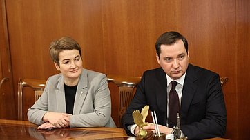 Валентина Матвиенко провела встречу с губернатором Архангельской области Александром Цыбульским