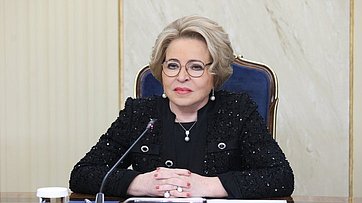Встреча Председателя Совета Федерации Валентины Матвиенко с Помощником Президента Республики Узбекистан Саидой Мирзиёевой
