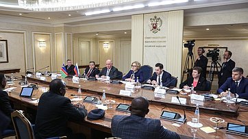 Встреча Председателя Совета Федерации Валентины Матвиенко с Председателем Национального совета Республики Намибии