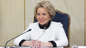 Встреча Председателя Совета Федерации Валентины Матвиенко с Вице-президентом Республики Уганда Джессикой Алупо