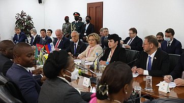 Встреча Председателя Совета Федерации Валентины Матвиенко с Председателем Ассамблеи Республики Мозамбик Эшперансой Биаш