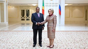 Встреча Председателя Совета Федерации Валентины Матвиенко с Президентом Республики Конго Дени Сассу-Нгессо