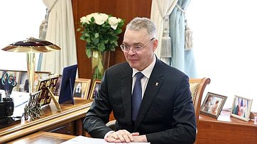 Валентина Матвиенко провела встречу с губернатором Ставропольского края Владимиром Владимировым