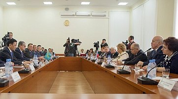 Встреча Председателя СФ с Акимом Западно-Казахстанской области